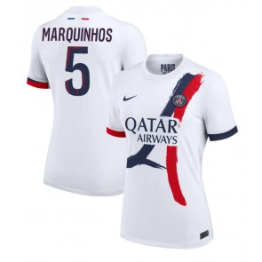 Paris Saint-Germain Marquinhos #5 Bortatröja Kvinnor 2024-25 Kortärmad